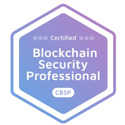 CBSP (Certified Blockchain Security Professional)